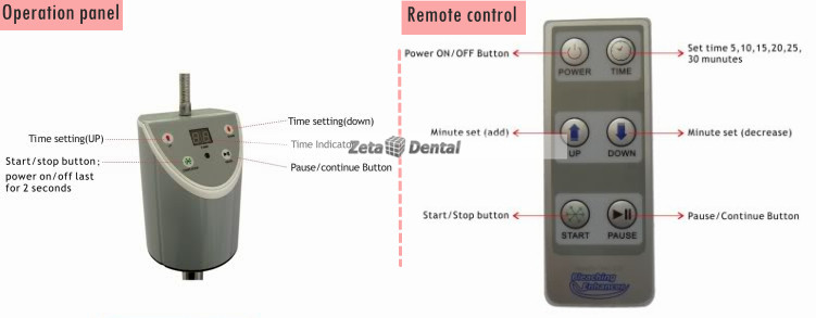 Magenta® Teeth Whitening Bleaching System LED Light MD666